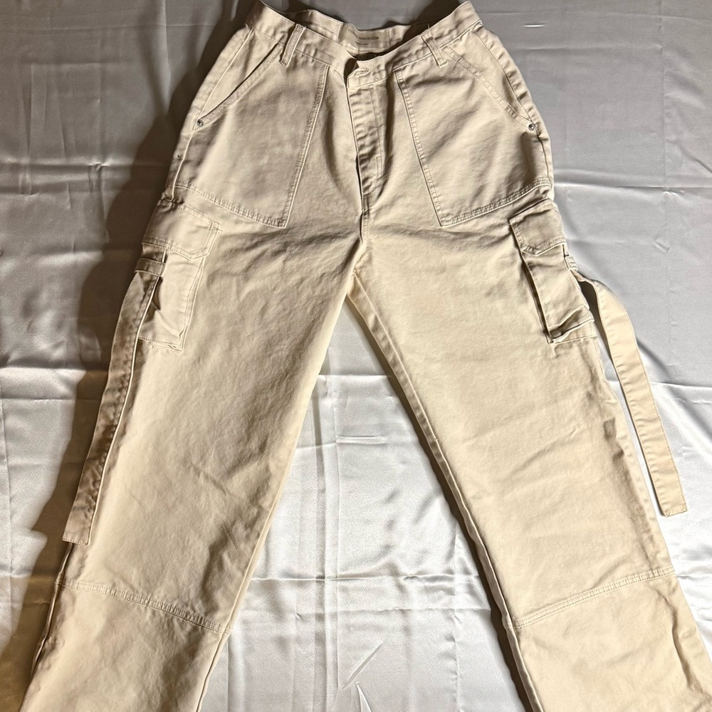 Naked Wardrobe Nude Denim Cargo Pants SZ L
